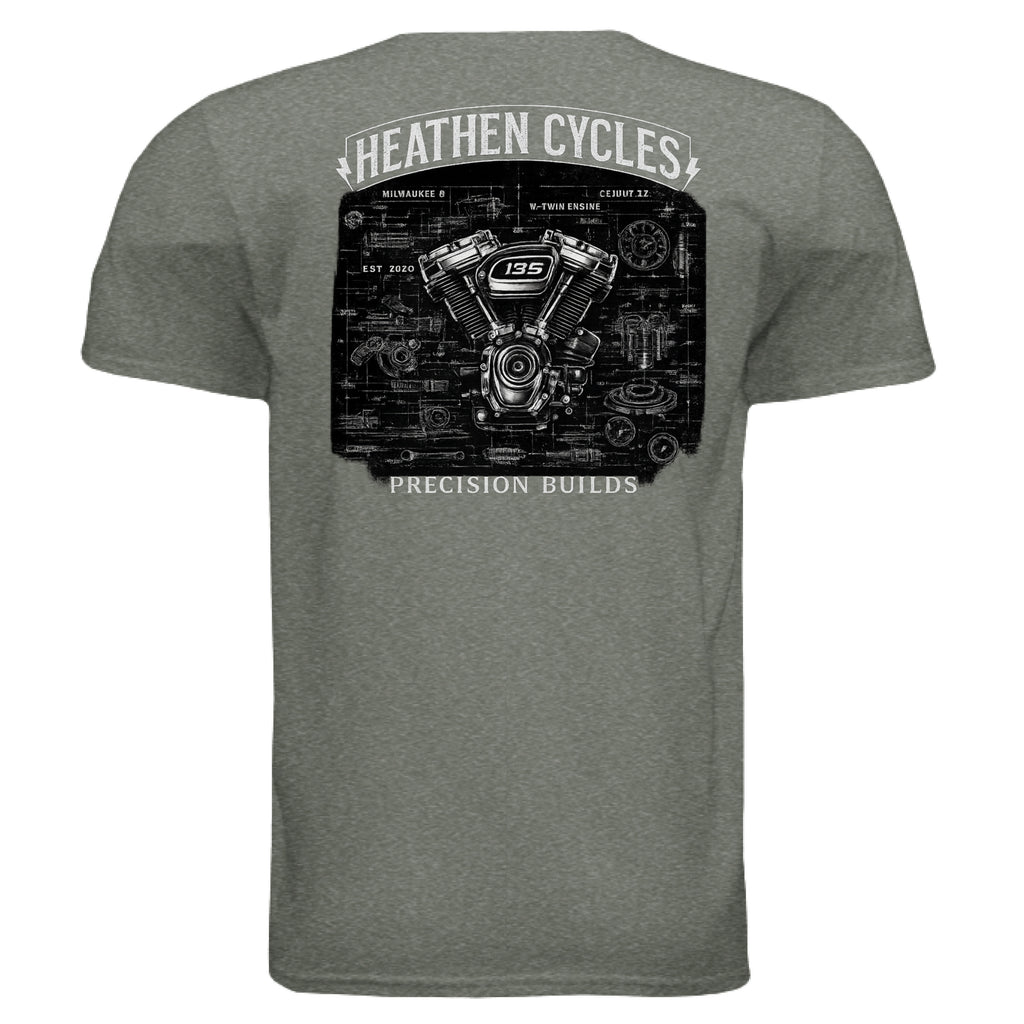 HEATHER MILITARY GREEN - BACK