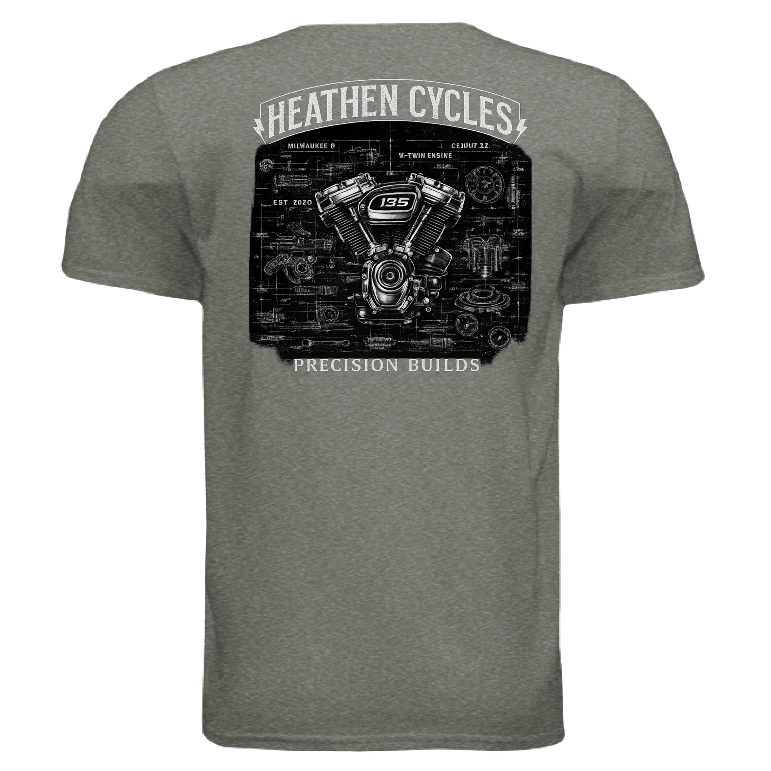 HEATHER MILITARY GREEN - BACK