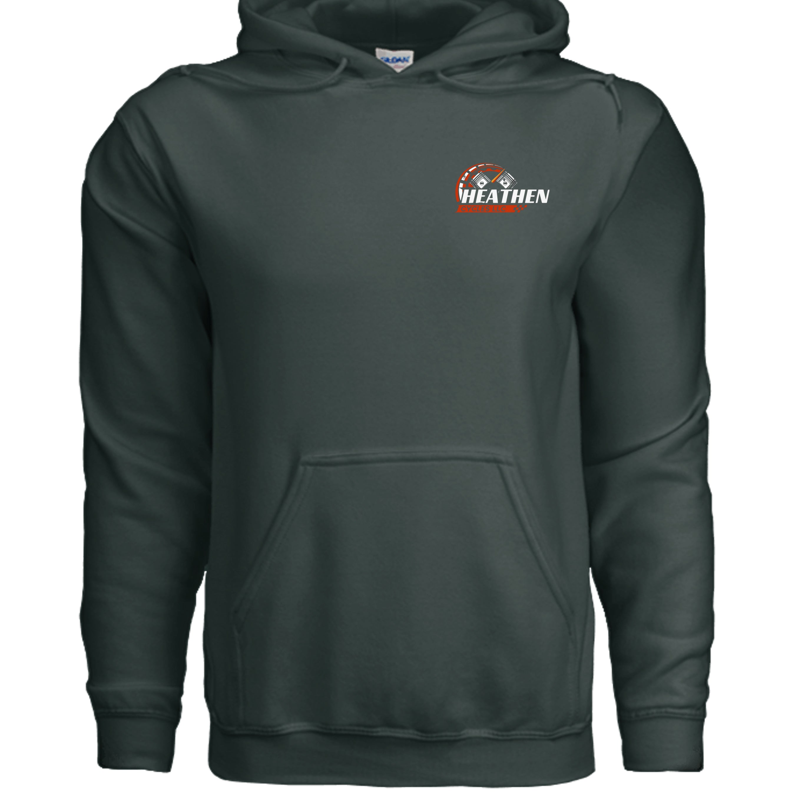 Fan Charcoal Heather - G185 - FRONT